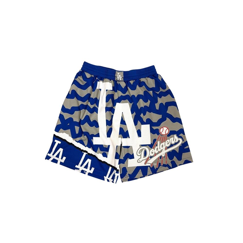 Mitchell & Ness Los Angeles Dodgers Jumbotron Athletic Sublimated Shorts Large